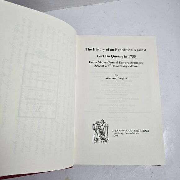 The History of an Expedition Against Fort Du Quesne in 1755 Winthrop Sargent #ed - Picture 12 of 16